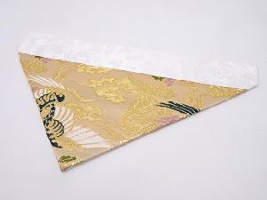 K100　未使用品　本金金襴打敷